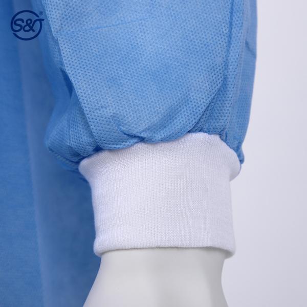 Stretchable Disposable Doctor Coat SMS Spunlace PP Disposable Medical Uniforms