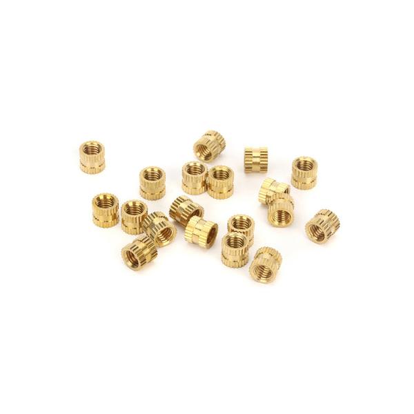 Brass Knurled Nuts Thumb Nuts Insert Nuts Through-Hole Knurled Nuts