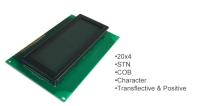 RY-C204LYILYW STN Modulo LCD de caracteres amarillo - verde con IC SPLC780D1-021A