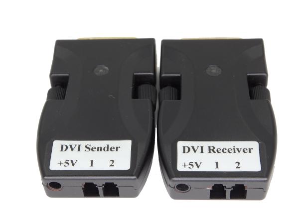Rattle Grea DVI  Fiber Optic Extender over dual core single mode fiber optical cable