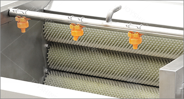 Yam Root Vegetable Carrot Cassava Peeling And Washing Machine Cleaning Polishing Snack Machinery