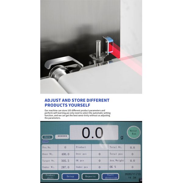 High-Tech Automated Sorting Equipment For Weighing And Sorting Weight Checker