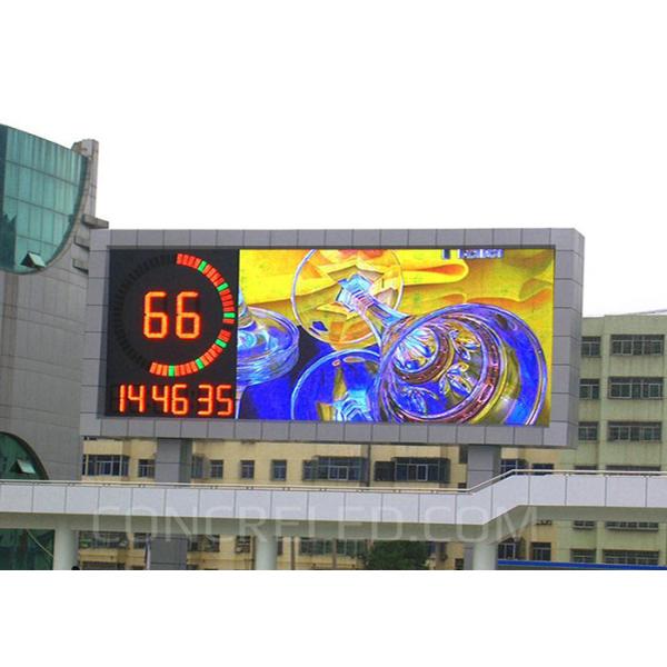 960X960mm IP65 Waterproof Front / Rear Servicing Outdoor Full Color LED Display