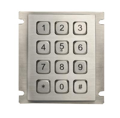 Mini teclado numérico numérico mouting industrial do metal de aço do painel traseiro com USB ou relação RS232
