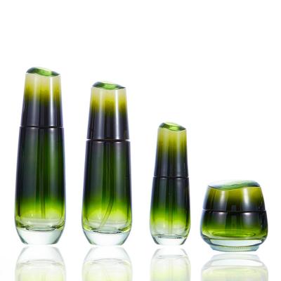 50g 30g Glass Cosmetic Packaging , Cosmetic Glass Jar Lotion Bottles Environmentally Friendly