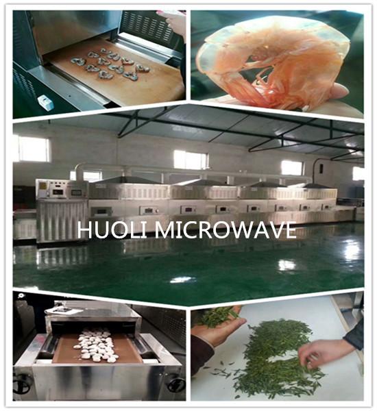 Fully Automatic Feed Microwave Dryer  Seafood Microwave Drying Equipment, Food Drying Machine