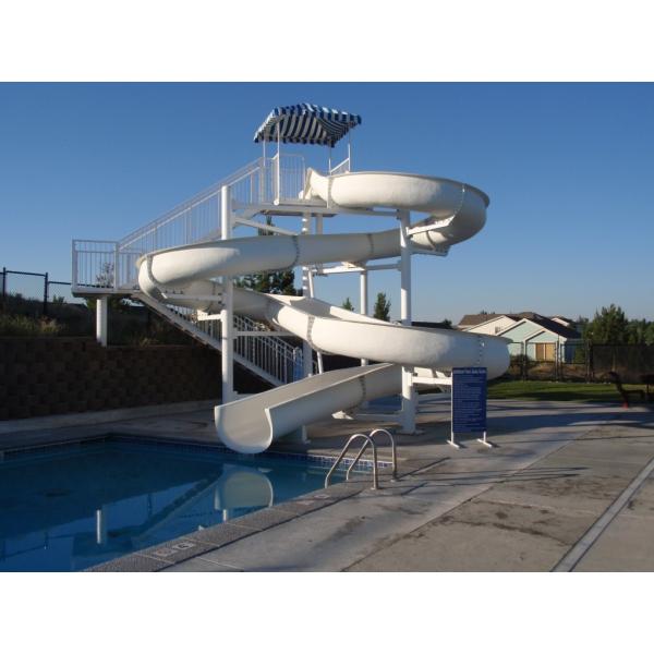 Private Swimming Pool Toys Fiberglass Slide Water Amusement Park Games Rides Indoor Playground Kids