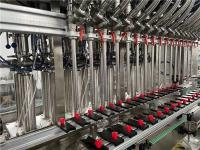 Automatic Piston Pump Hotel Shampoo Filling And Packaging Machine With PLC Control