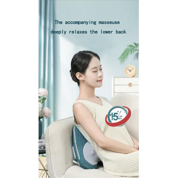 2000mAh Battery Capacity Neck and Body Shiatsu Massage Pillow with Heat Function