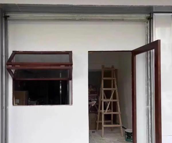 High-efficiency casement windows with 6063-T5 aluminum profile and powder coated surface treatment for residential houses