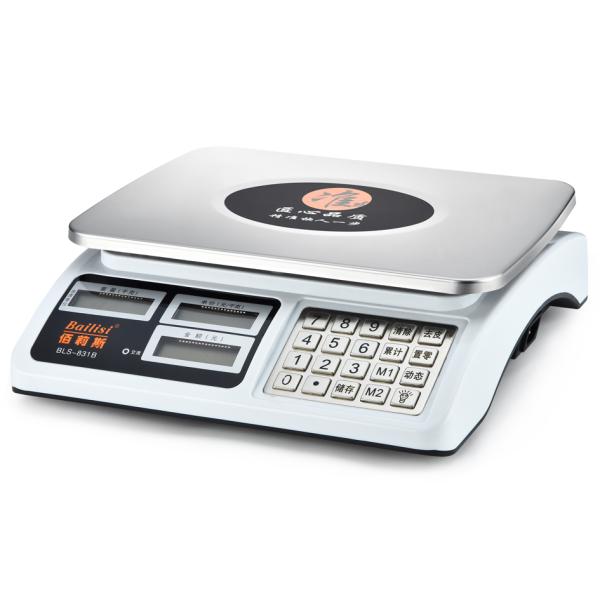 AC/DC Power Supply 30kg LED Display Computing Scale Digital Weight for Commercial Markets