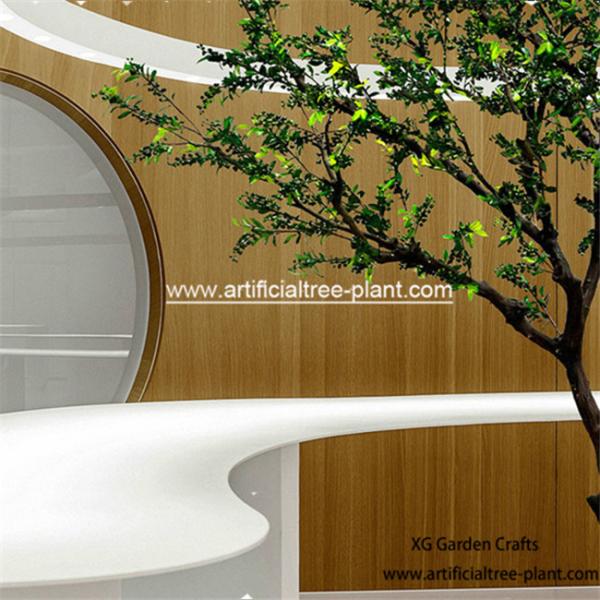 Berry Plant Pepper Artificial Evergreen Trees / Zanthoxylum Bungeanum Tree Hotel Decoration