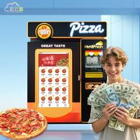 Une machine à pizza automatique à l' extérieur, une machine à pizza en libre-service