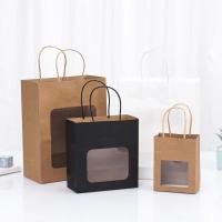 Barnizamento Bolsas de papel impressas sob medida Bolsas de fundo quadrado para calçados