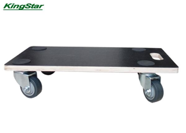 Anti - Slip EVA Pad PU Wheel Plywood Platform Moving Dolly Transport Roller
