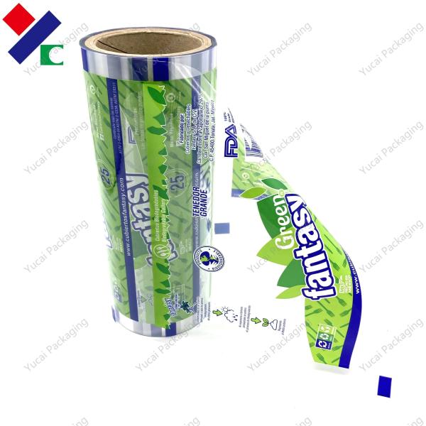 1000M Double Layer Foil Food Packaging Film Roll Crisps Potato Chips Printed Plastic Roll