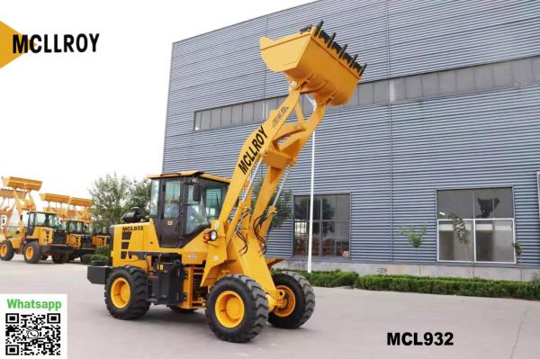 Construction Mini Wheel Loaders , Compact Loading Shovel 1800kg Rated Load