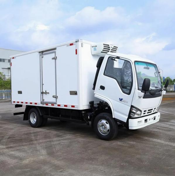 ISUZU QINGLING 600P 6 wheeler 3 tons Refrigerated Van with THERMO KING refrigeration unit RV380 model