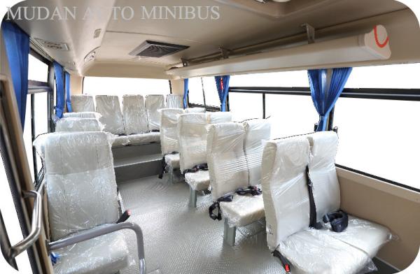 2+2 Layout Medium Bus 30 Seater Coach , Star Type Passenger Coach Bus
