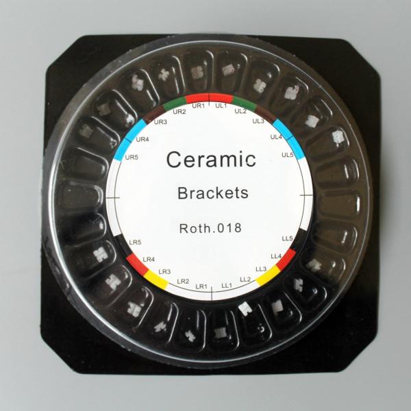 3 Roth Ceramic Dental Braces Good Persistent Strength Comfortable Feeling