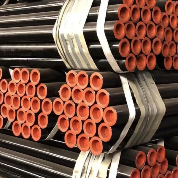A36 Q235 Ss400 Pipe en acier au carbone doux laminée à chaud avec protecteur de bout de capuchon en plastique