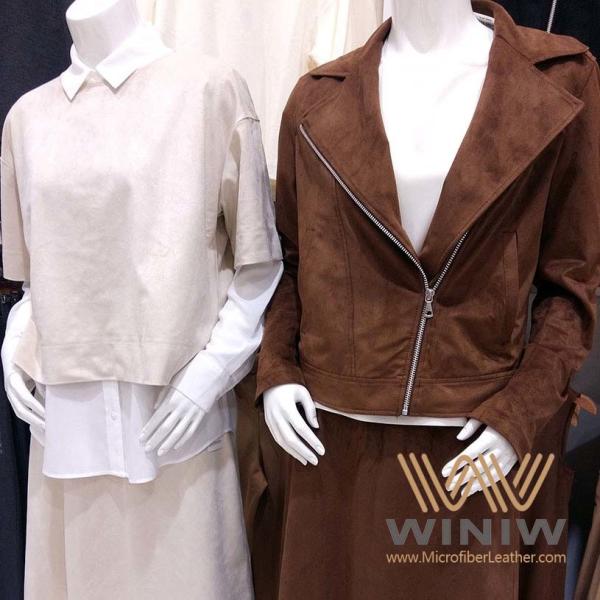 Micro Faux PU Leather Fashion Fabric Garments Material