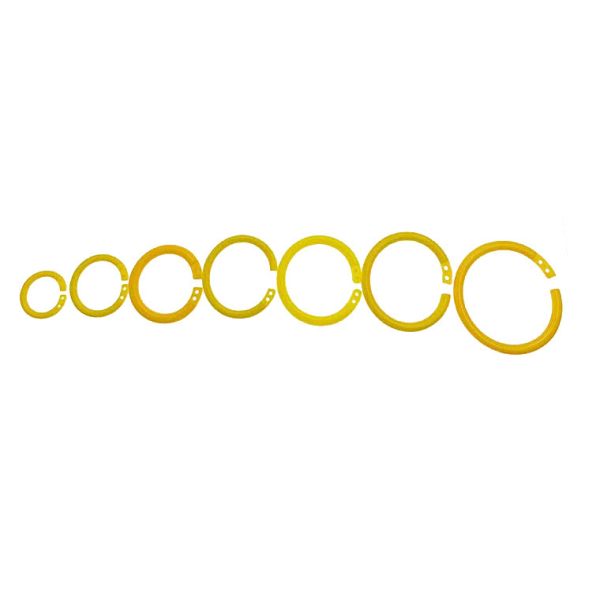 Movable 15 - 50MM Plastic Loose Leaf Rings For Binding Books