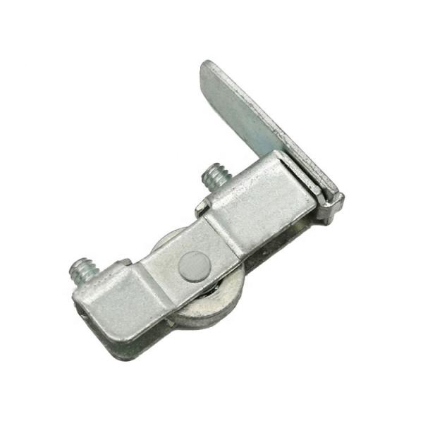 Zinc Plating Sliding Glass Door Wheels , ODM Iron Wardrobe Door Roller