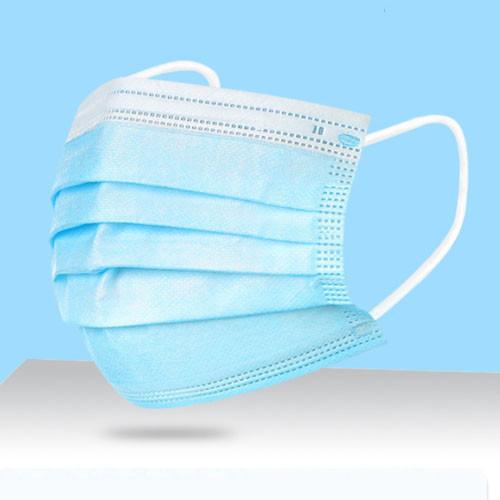 Blue Disposable Medical Masks Melt Blown Protective Sterile Face Masks 16.5*8.5