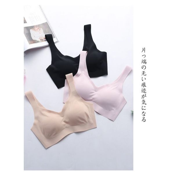 Seamless Bra Women Wholesale Ready to Ship Lady's Bralette Wire Free Comfortable A/B Cup Seamless Sporty Bra New for Women