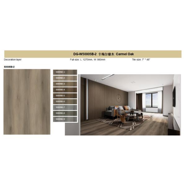 дуб GKBM DG-W50005B Carmel природы 5mm каменный пластиковый составной справляясь 0.3mm дружелюбный огнеопасный безвредный