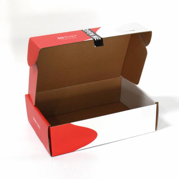 Custom Corrugated Boxes Custom printed logo rectangular box foldable packaging box