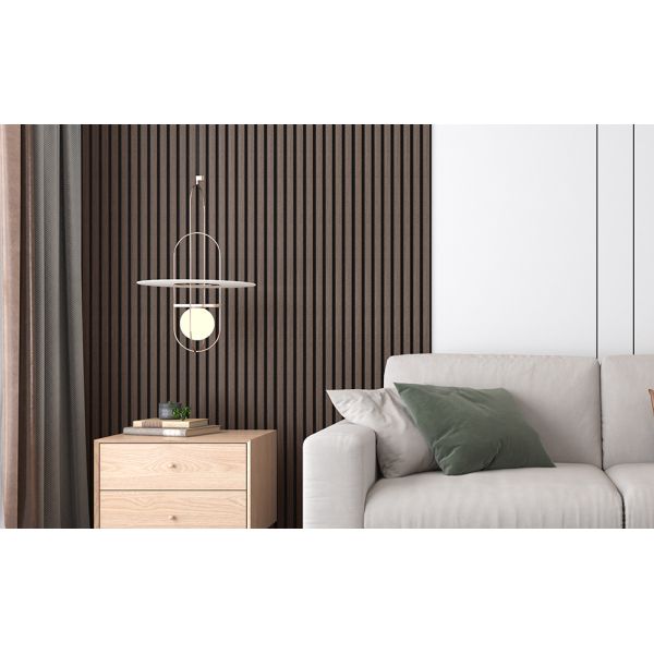 OEM Eco-Friendly Soundproof Wooden Acoustic Slat Wall Panel with 21mm Thickness for Music Room Studio