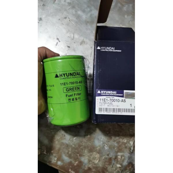 11E1-70010-AS Hyundai Fuel Filter Excavator SPARE PARTS HEAVY MACHINERY SPARE PARTS