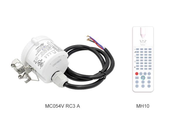 Capteur de mouvement MC054V RC de lumière de sécurité de l'estimation IP65 3 séries de 15m de hauteur maximum de support