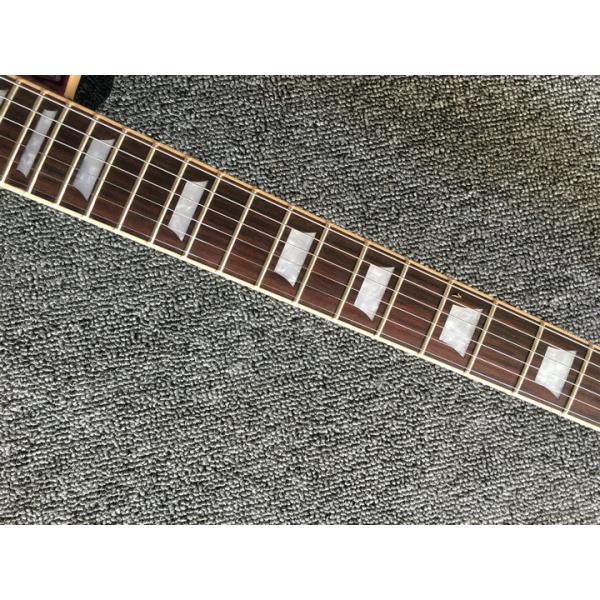 2017 New + guitar factory + Chibson LP custom electric guitar blue flame maple top LP custom 1959 guitar Free Shipping L