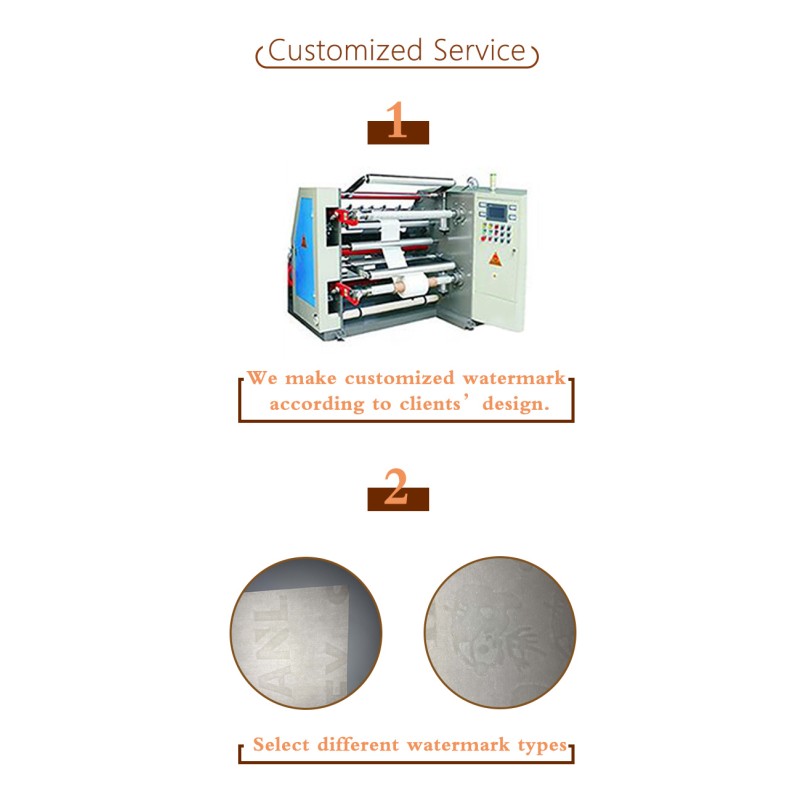 85g Security Paper with Custom Watermark and Security Line for Anti-Counterfeit Documents