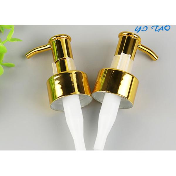 Aluminum Plastic Lotion Pump 24/410 28/410 Color Customized For Bottle