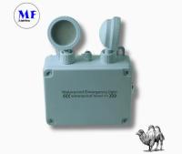 Lumière de secours d'évacuation LED blanche à batterie au lithium, doubles têtes, IP65, étanche, antidéflagrante, école, hôpital, métro, supermarché, entrepôt, aéroport