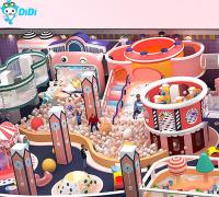Indoor Playground With Big Slides Indoor Park Indoor Children Soft Play Equipment