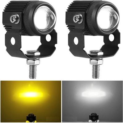 Alto brilho Blakc carcaça Single Lens Projector de motocicleta Luz LED