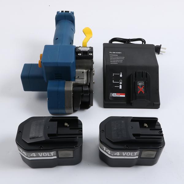 Handheld Small Automatic Weld Joint Battery Plastic Strapping Tool With Li-ion 14.4V Rechargeable