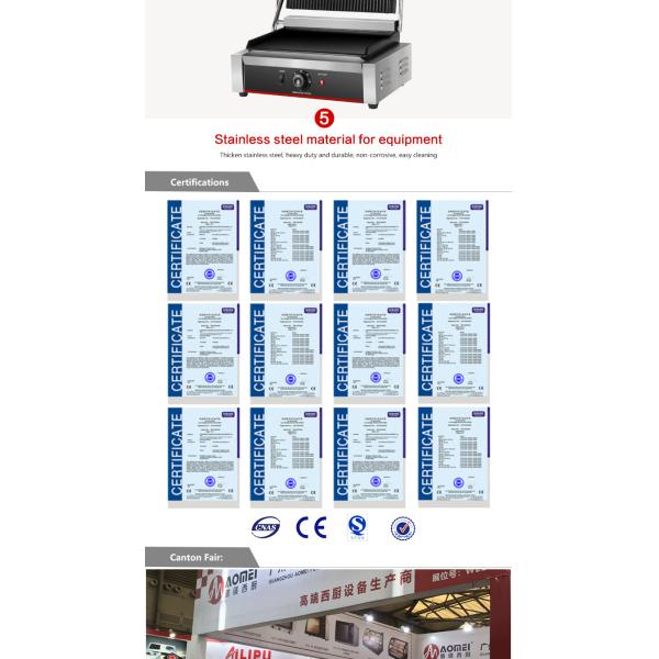 Las partes de la parrilla eléctrica plana en color de superficie negro para 340 * 220 mm tamaño superior de la parrilla