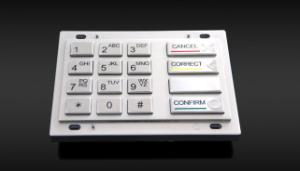 CE RoHS WOSA Driver Metal Keypad 160x102.4mm EPP Pin Pad