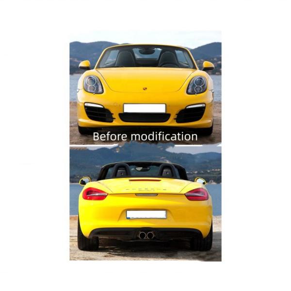 982 Modelo GTS/SD atualizado Cinturão envolvente através da luz traseira Para Porsche Caman Boxster