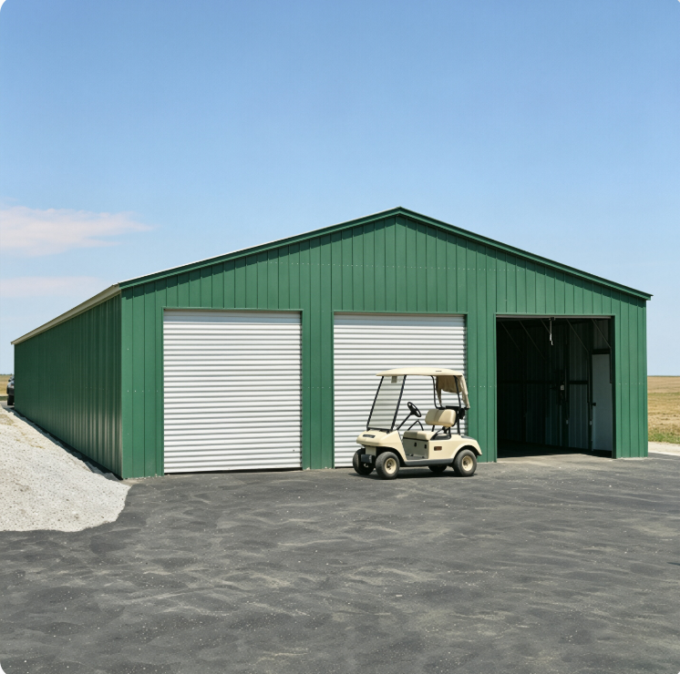 Prefabricated Steel Structure Building with Hot DIP Galvanized Finish, Up to 60m Span Width, and 50 Years Structure Usage