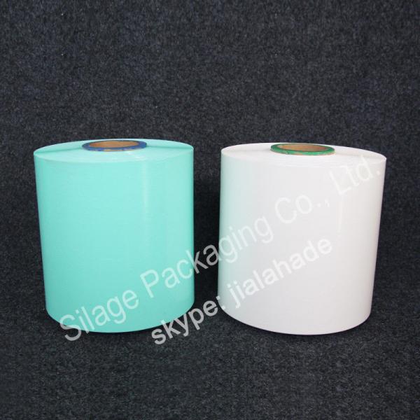 Opaque white Film,Canada hot sale packing film, 250mm*25mic*1800m, Agriculture Silage Wrap Film,plastic wrapping film
