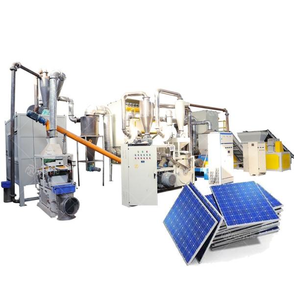 Asia-Pacific's Top Solar Panels Recycling Plant 20000 kg Weight 100% Recycling Advantage