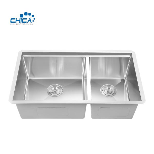 Carton Pallet Double Bowl Handmade House Kitchen Sinks Stainless Steel Kitchen Sinks