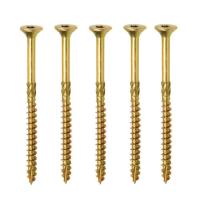 Meubles en bois double contre-enfoncé Torx vis en carton de ferraille Jaune type 17 vis polyvalents